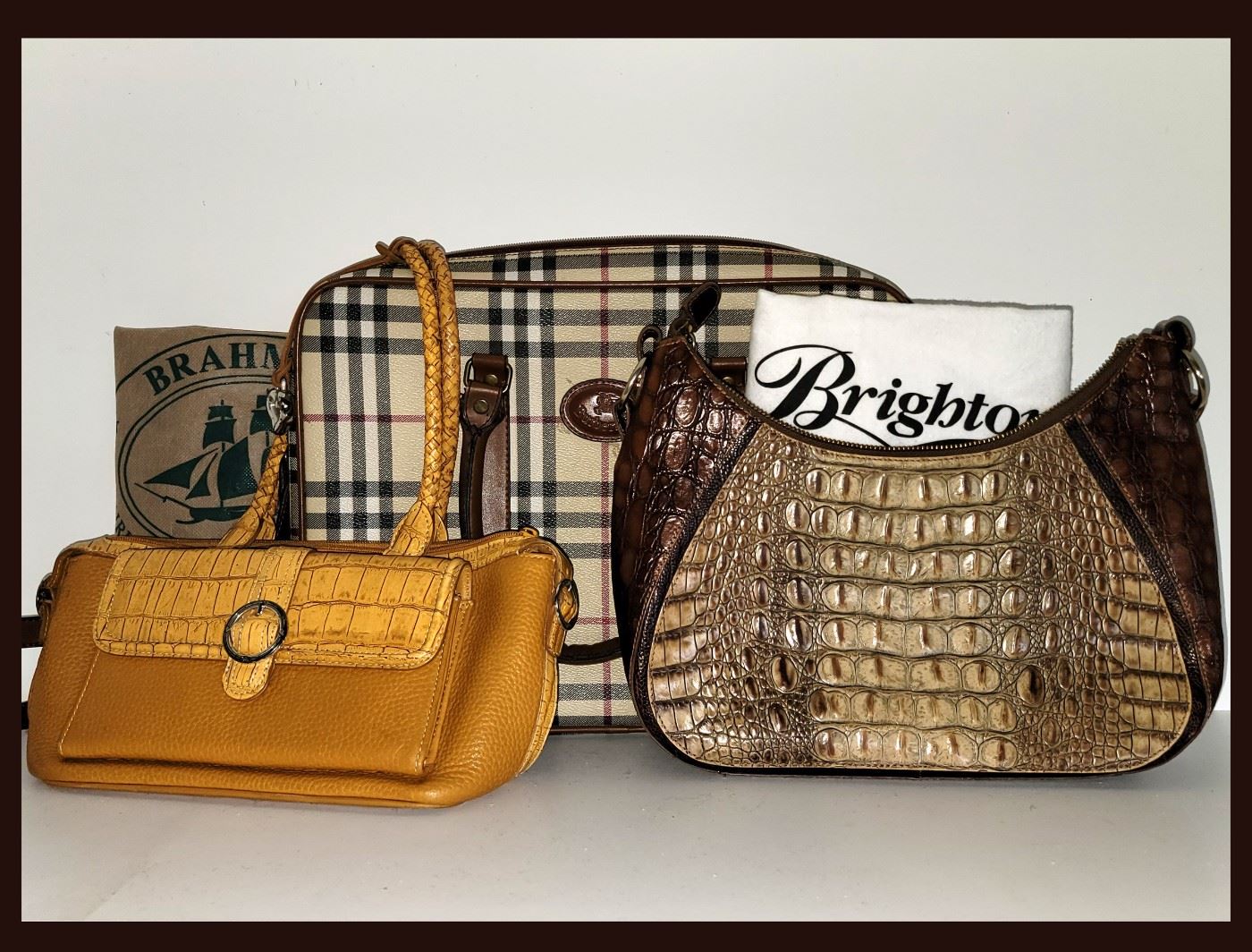 Brahmin , Brighton and Burberry Handbags