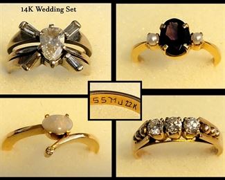 22K and 14K Gold Rings