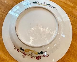 Detail pic, underside Antique Japanese Imari Round Platter