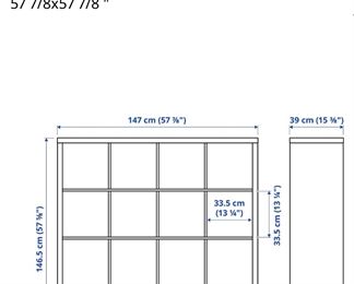 Detail pic, IKEA Kallax cubby 