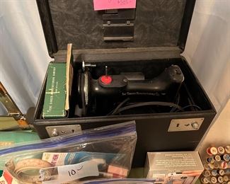 Singer Featherweight works great with manual and attachments