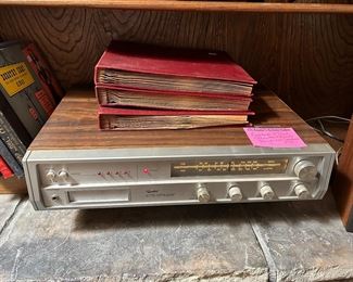 Capehart Receiver with 8 track player and speakers