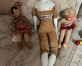 Antique German dolls