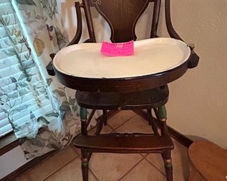 Antique High Chair