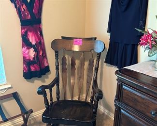 Pine larger rocking chair