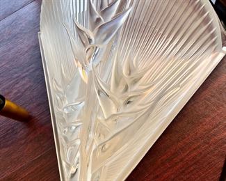AHHHHH..THE HELICONIA LALIQUE SCONCE SET...SOOO ART NOUVEAU!!!! ON FIRST DIBBS FOR 8K BUT ON LALIQUE.COM YOU CAN GET THEM FOR $8700  FOR THE PAIR!!!! OR.....COME TO OUR SALE!!!!!! AND GET THEM FOR A FRACTURE OF THAT PRICE!!!!