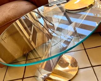 SIGNED LION IN FROST-FAMOUS LUCITE 1970'S COMPANY-CHECK THEM OUT ON FIRST DIBBS! WOW!!!!