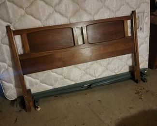 Bed comes with headboard and frame.