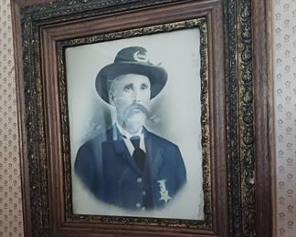 Antique Picture and Frame!