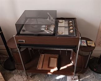 Zenith Record Player and Stand