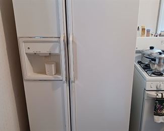 GE Side by Side Refrigerator.