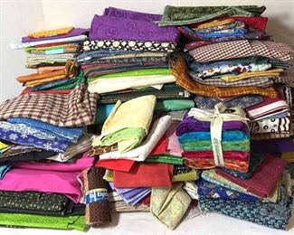 Huge Assortment Of Mystery Fabric 