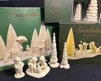 Snowbabies Collection 12 with Trees