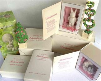 Spring Lot 4 Snowbunnies  NEW IN BOXES