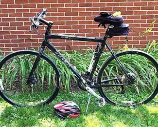 TREK 10 Speed, 32in With Disc Brakes Bicycle W Helmet, Pump And A Few Tools