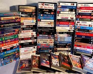 Walt Disney Vhs Tapes And Much More