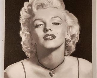 Marilyn Monroe's Painting Print 