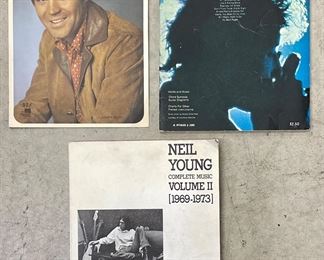 Vintage music books - Glen Campbell, Bob Dylan, Neil Young