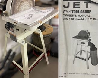 Jet Benchtop Disc Sander JDS-12B
