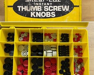 Shear-Loc thumb screw knobs