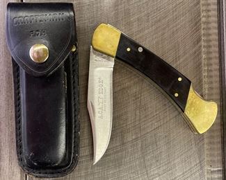 Craftsman folding buck style knife 
