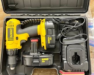 DeWalt battery drill