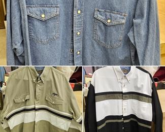 Men's western shirts - Lg to Xl