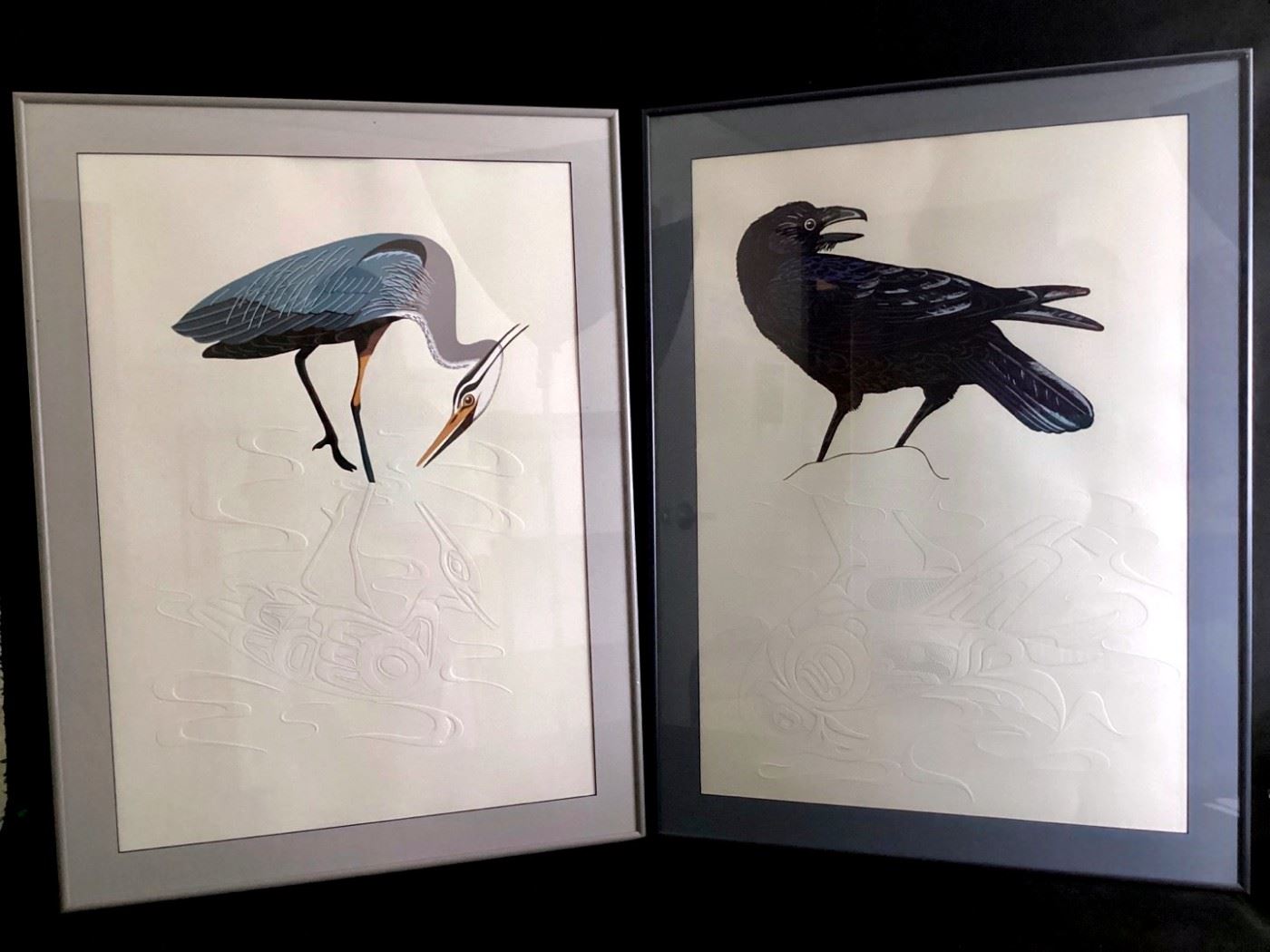 CALA900 Marvin Oliver Framed Native American Art