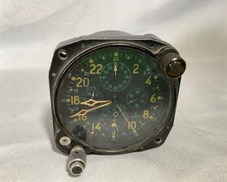 CAVA207 WWII Hamilton 8 Day Cockpit Clock