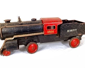 CAVA913 1920s Steelcraft SitNRide Train Toy