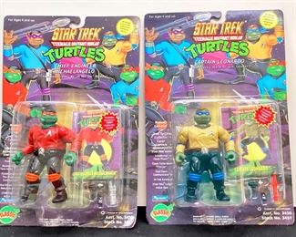 DAFO934 Teenage Mutant Ninja Vintage Star Trek Figurines