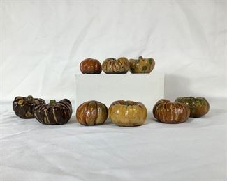 JOPI801 Schooner Redware Pumpkins