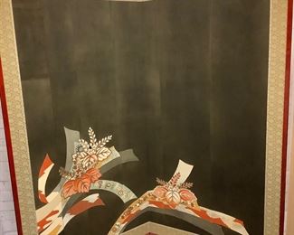 JOPI814 Large Hand Painted Folding Screen