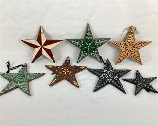 JOPI815 Wisconsin Pottery JD Huntley Hanging Stars