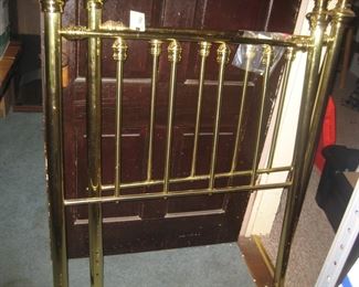 twin brass headboards