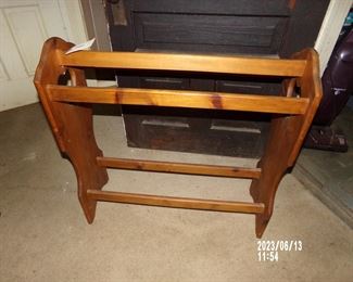 retro quilt rack