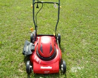 Homelite electric lawnmower