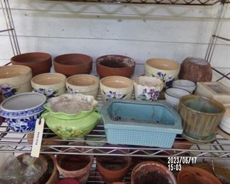 Planters and clay pots