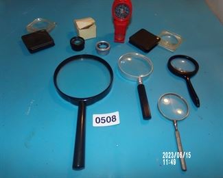 magnifying glasses