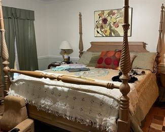 Ducks Unlimited King Size Four Poster Bed 