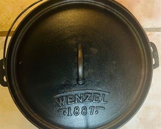 Cast Iron Wenzel 1887 Dutch Oven with Lid