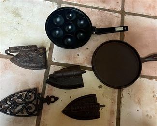 Collection of Vintage Irons