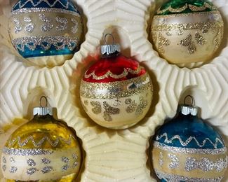 Vintage Glass Ornaments 