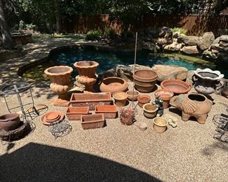 Outdoor pots
