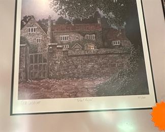 Signed and numbered artwork