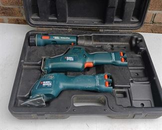 Black and Decker 3 Piece Versa Pak Cordless Tools