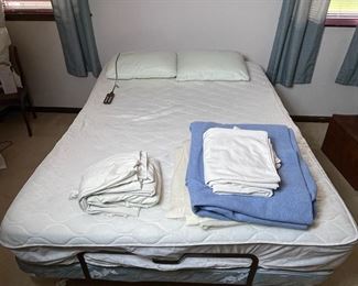 Electric Adjustable Bed Frame and Bedding