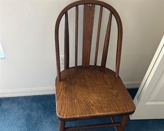 Old wood chair