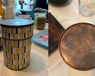 Fabienne Jouvin Paris Modernist Cloisonne Jar Canister with Lid Enamel Colorful