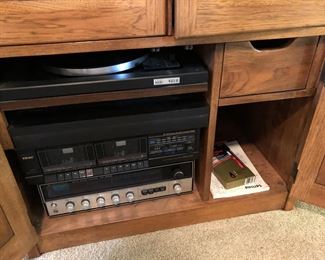 Kenwood AM/FM Radio,
Record player sold 